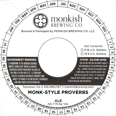 Monk-Style Proverbs label