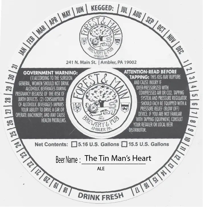 The Tin Man's Heart label