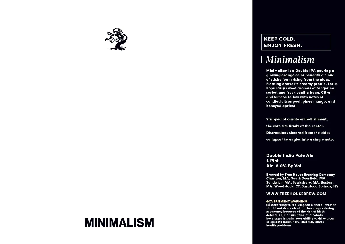 Minimalism label art — MINIMALISM
