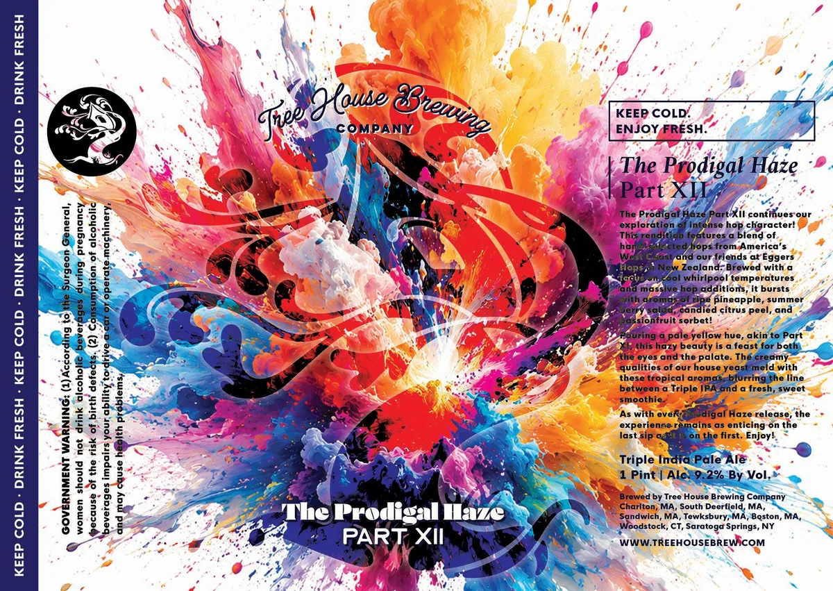 The Prodigal Haze Part XII label art — THE PRODIGAL HAZE PART XII