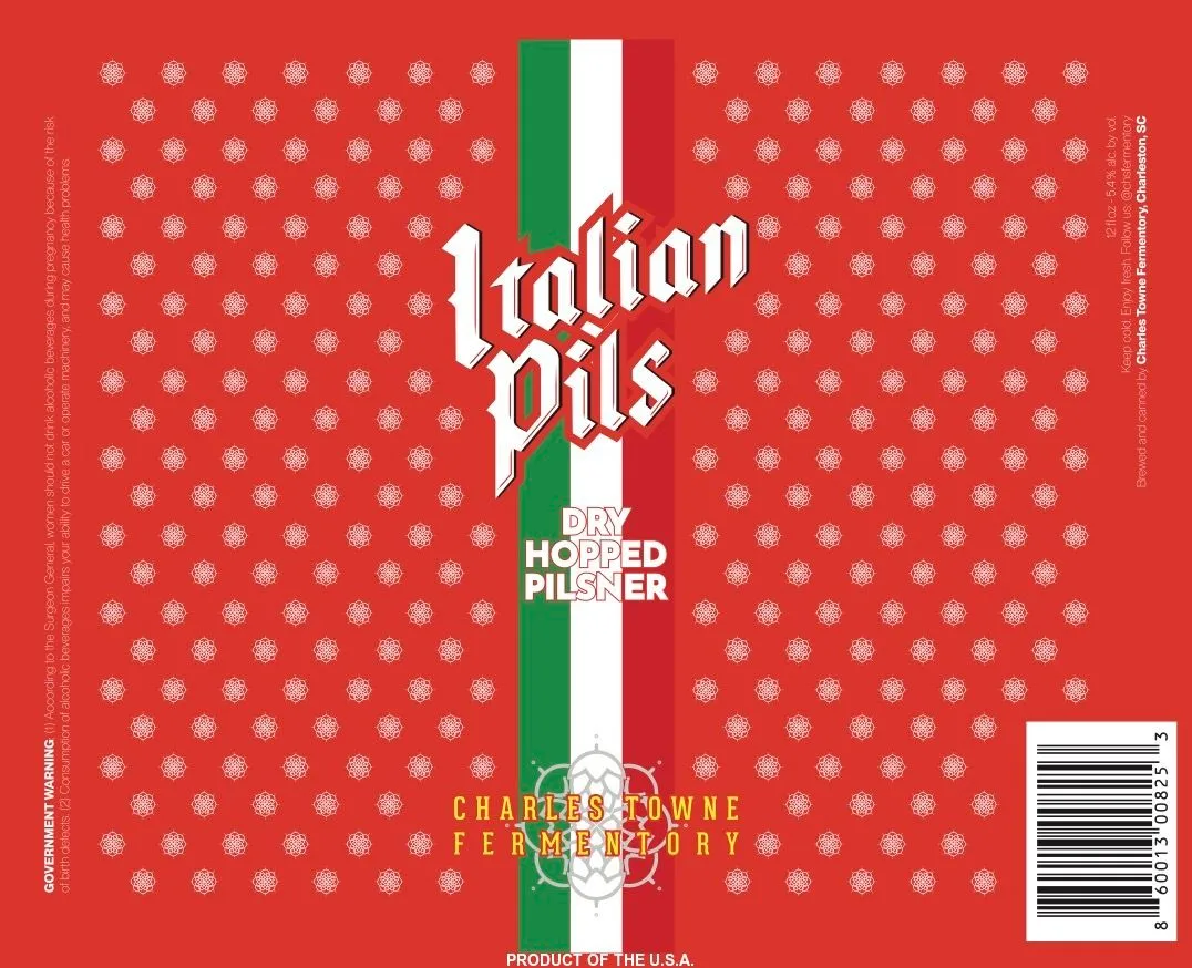 Italian Pils — full label as filed with TTB