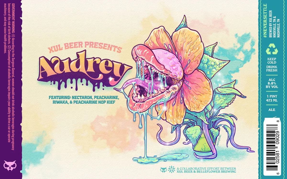 Audrey label art — AUDREY