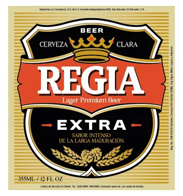 Regia Extra label