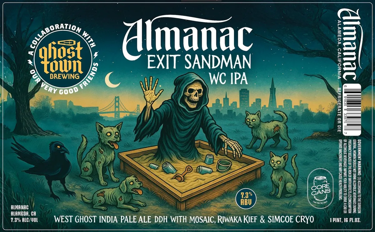 Exit Sandman label art — ALMANAC