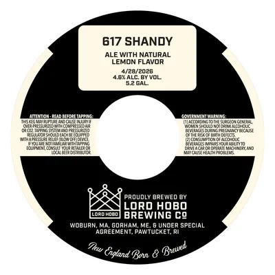 617 Shandy label