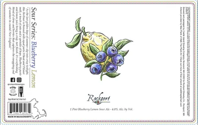 Sour Series: Blueberry Lemon label