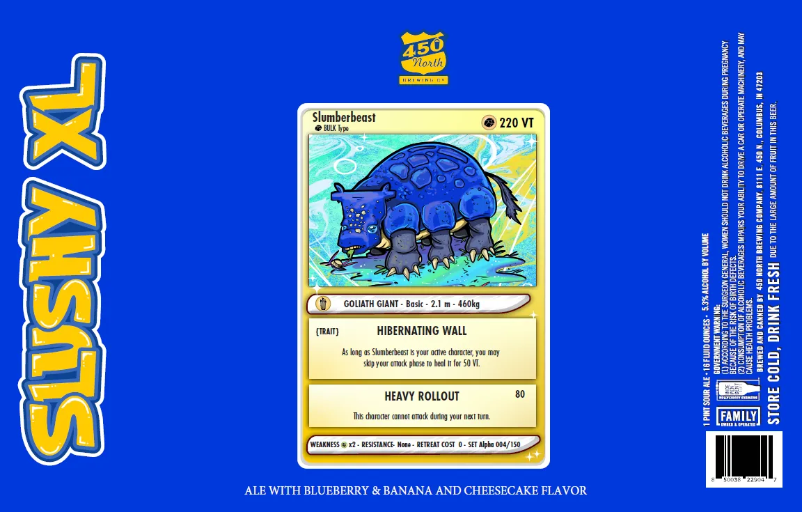 Slumberbeast label art — 450 NORTH BREWING CO.