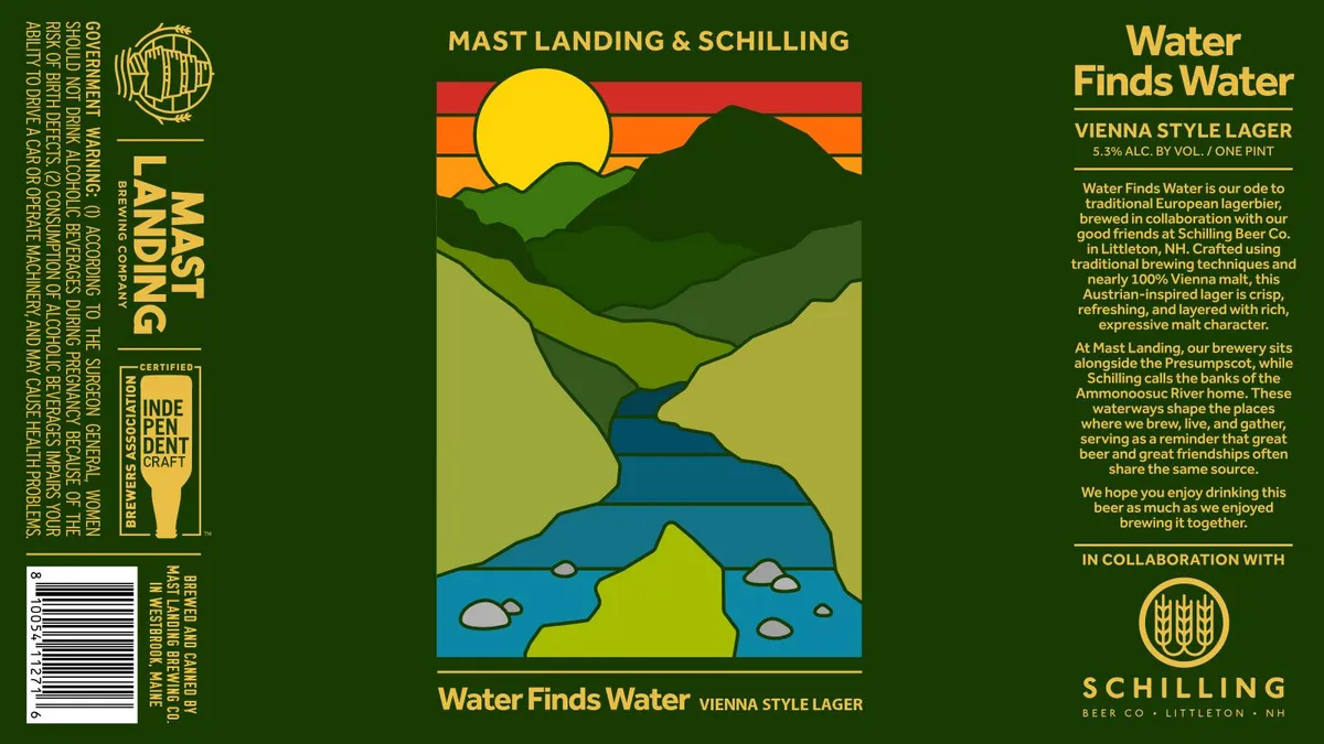Water Finds Water — full label as filed with TTB