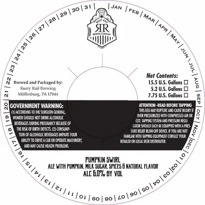 Pumpkin Swirl label