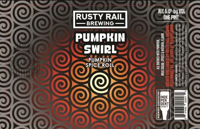 Pumpkin Swirl label