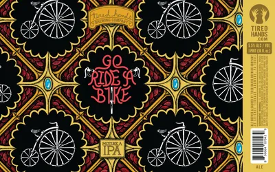 Go Ride a Bike label