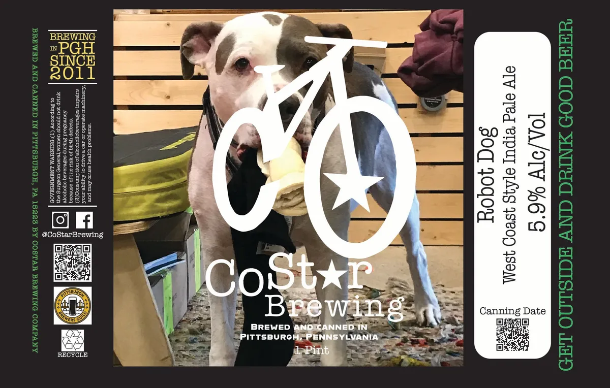 Robot Dog label art — ROBOT DOG