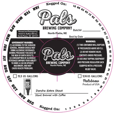 Dorcha Extra Stout label