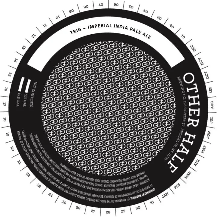 Trig label art — OTHER HALF BREWING CO.