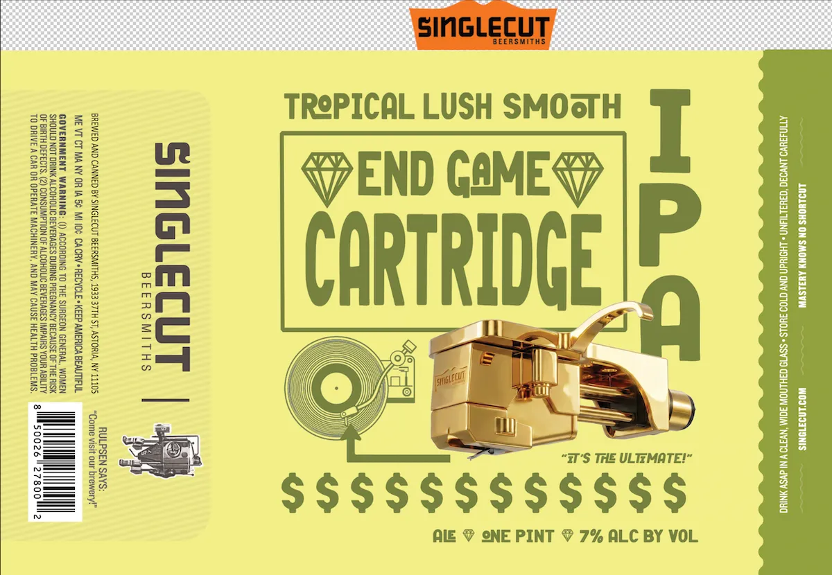 End Game Cartridge label art — END GAME CARTRIDGE