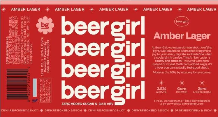 Amber Lager label