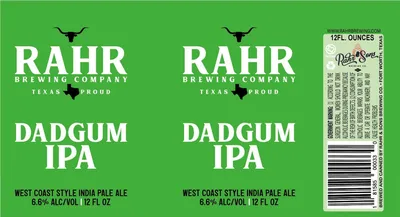 Dadgum IPA label