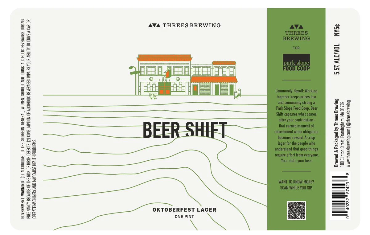 Beer Shift — full label as filed with TTB