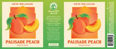 Palisade Peach label