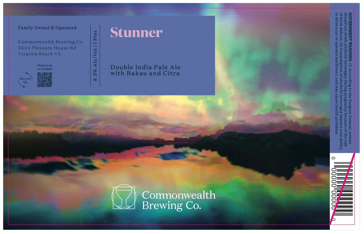 Stunner label art — COMMONWEALTH BREWING CO