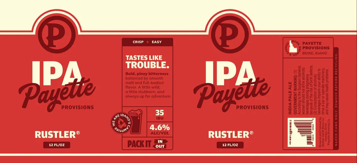 Rustler label art — PAYETTE PROVISIONS