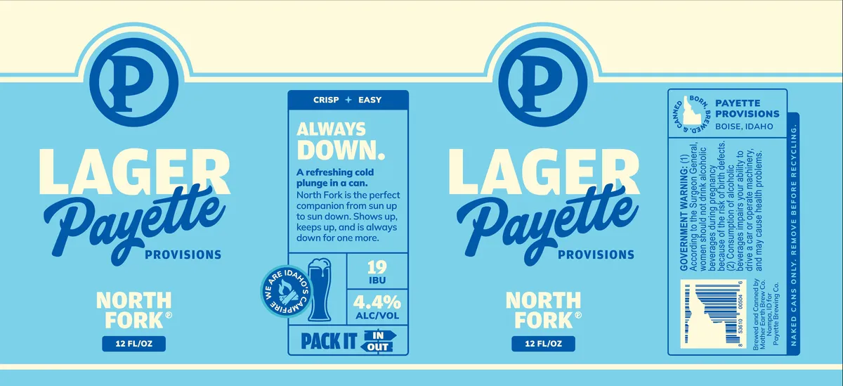North Fork label art — PAYETTE PROVISIONS
