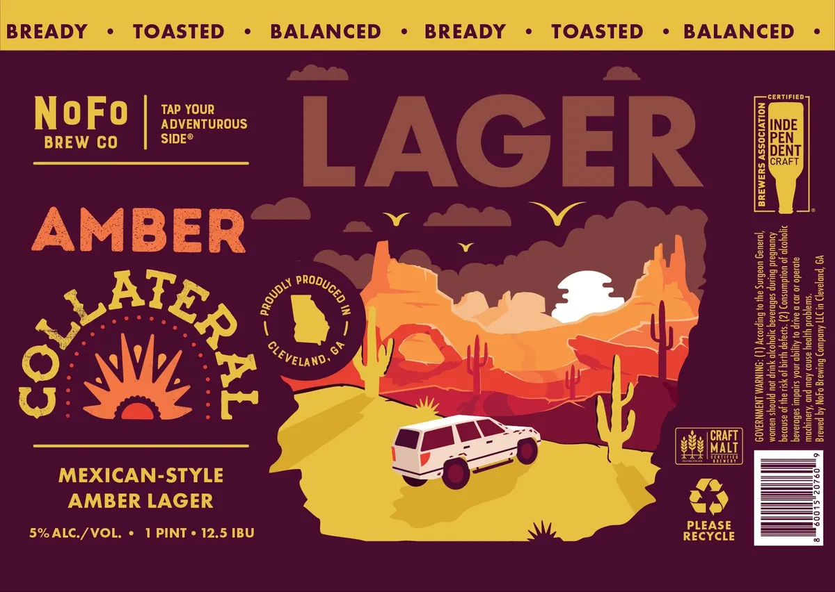 Amber Collateral — full label as filed with TTB