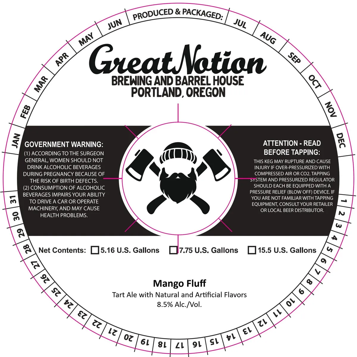 Mango Fluff label art — GREAT NOTION