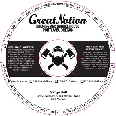Mango Fluff label