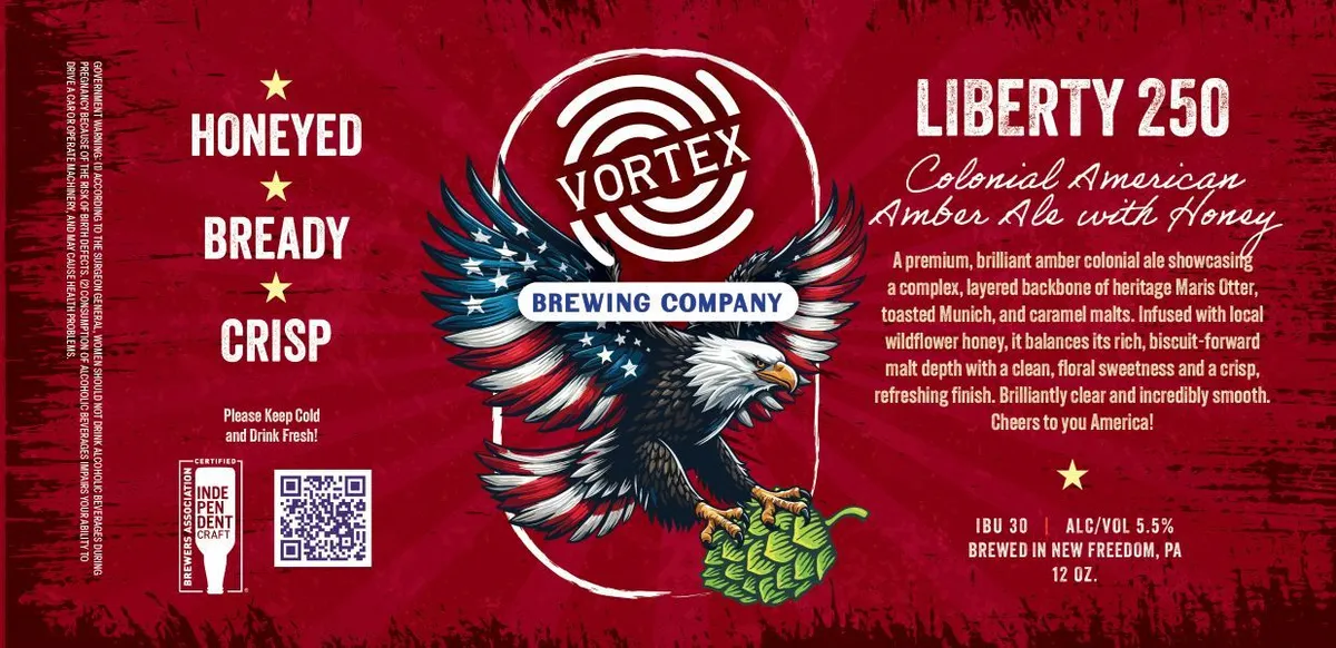 Liberty 250 label art — LIBERTY 250