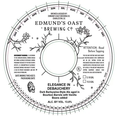 Elegance in Debauchery label
