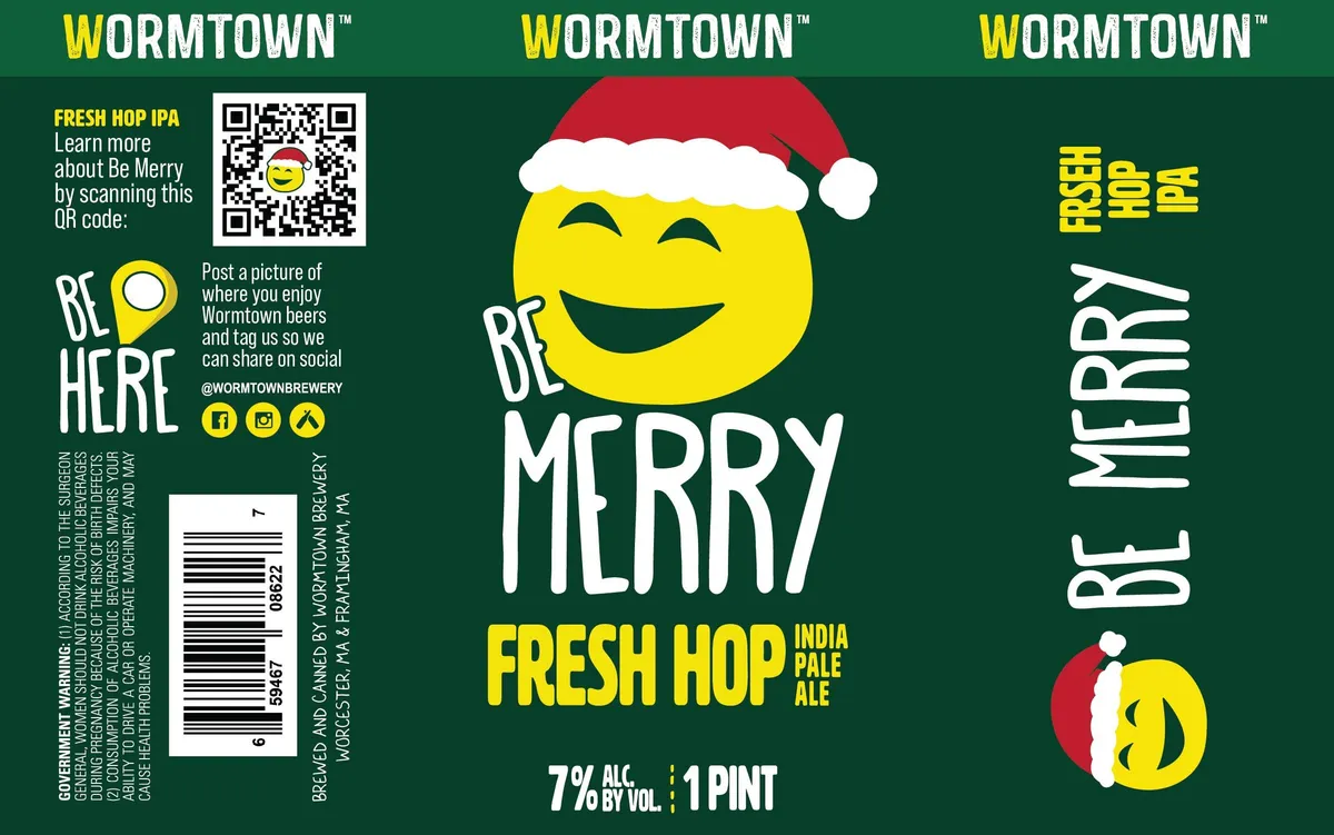 Be Merry — full label as filed with TTB