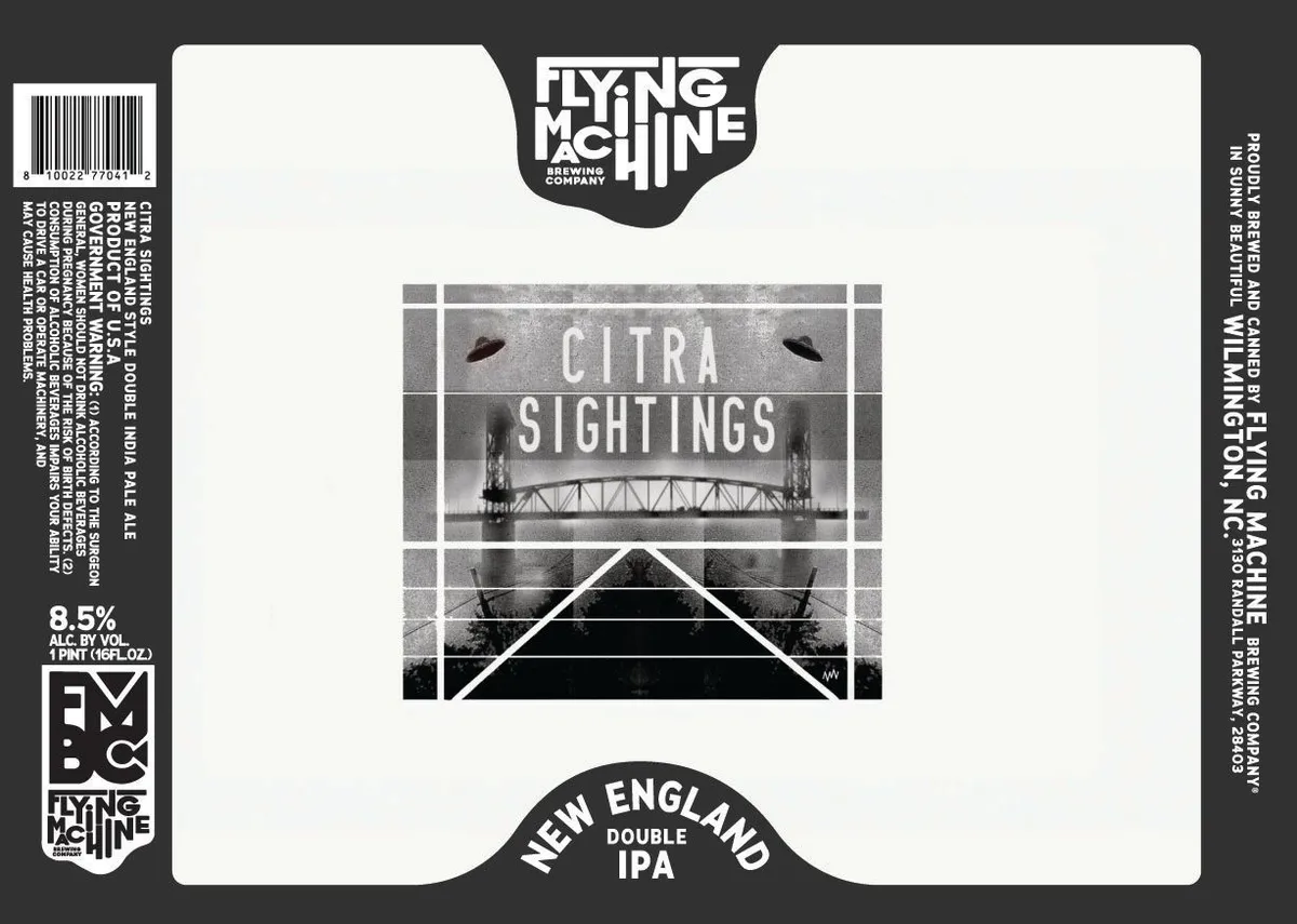 Citra Sightings — full label as filed with TTB