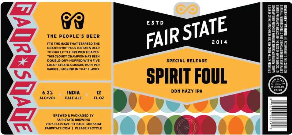 Spirit Foul — full label as filed with TTB