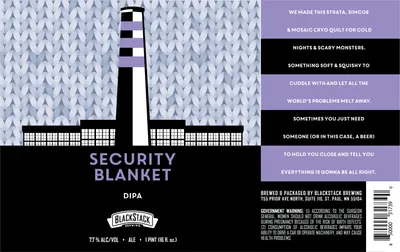 Security Blanket label