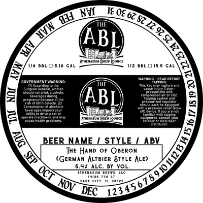 The Hand of Oberon label