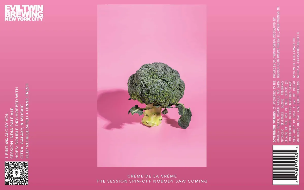 Crème de la Crème: The Session Spin-Off Nobody Saw Coming label art — EVIL TWIN BREWING NEW YORK CITY