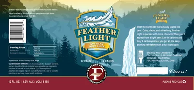 Feather Light label