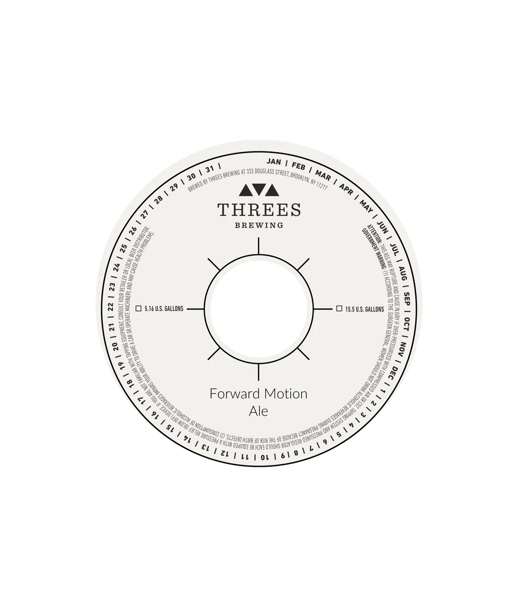 Forward Motion Ale label