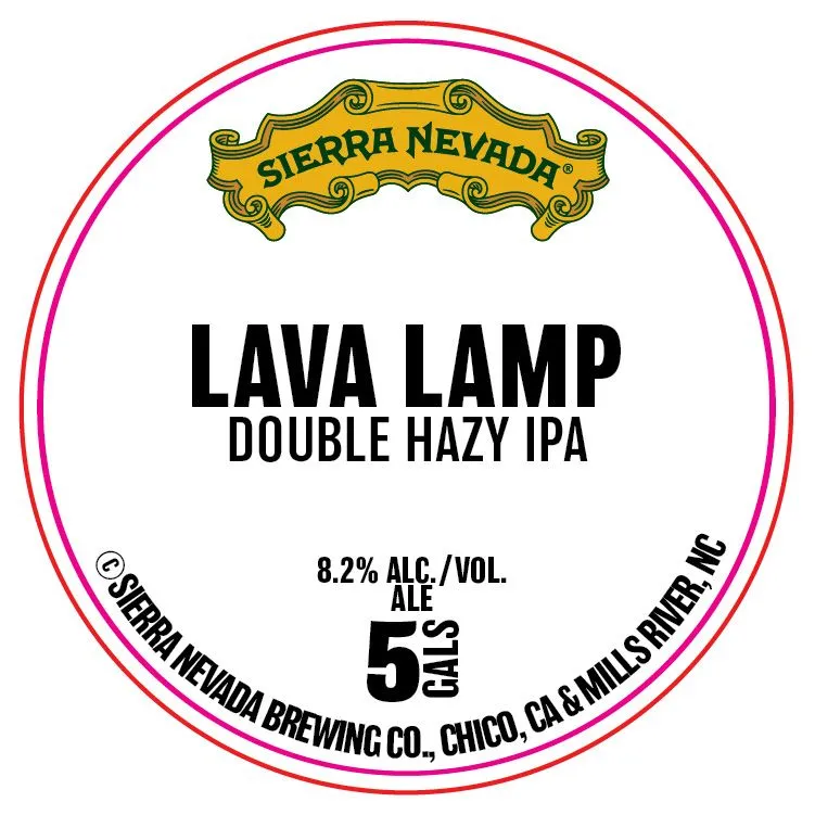 Lava Lamp — full label as filed with TTB