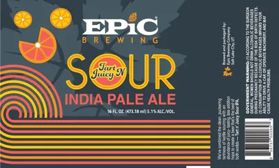 Tart N Juicy Sour IPA label