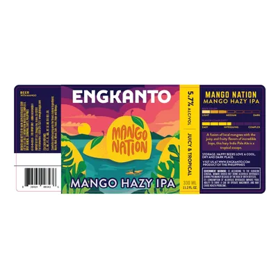 Mango Nation label