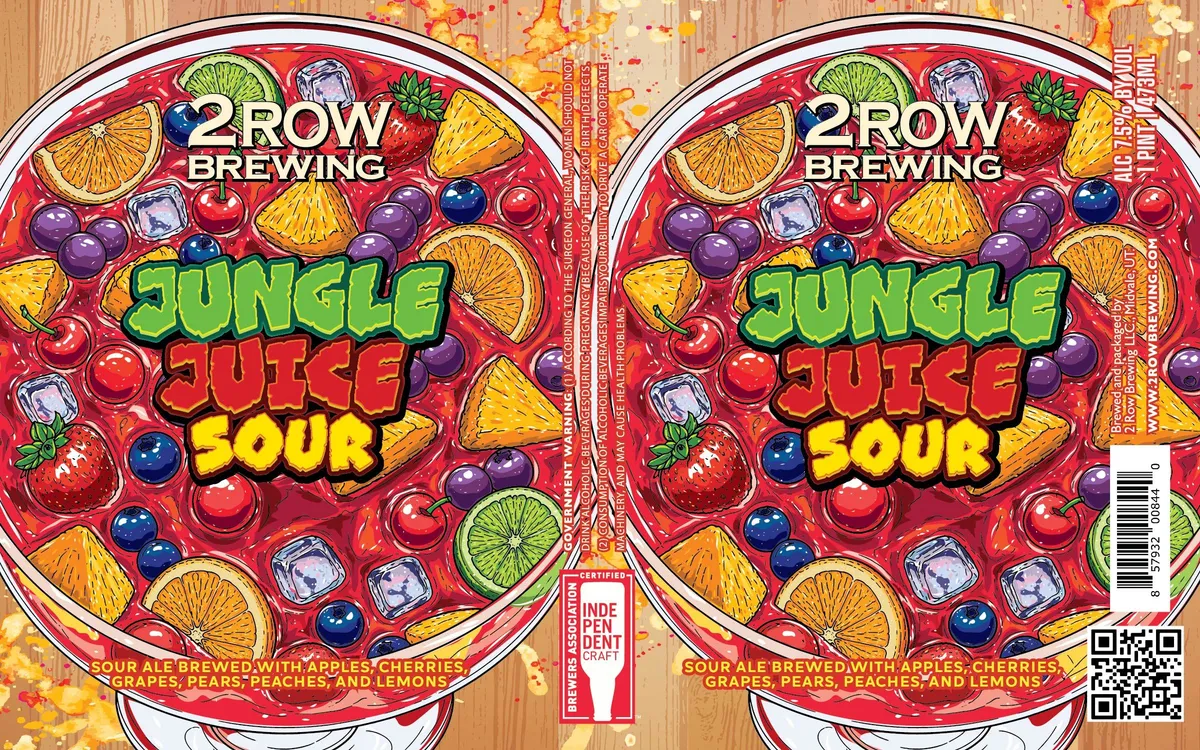 Jungle Juice Sour label art — JUNGLE JUICE SOUR