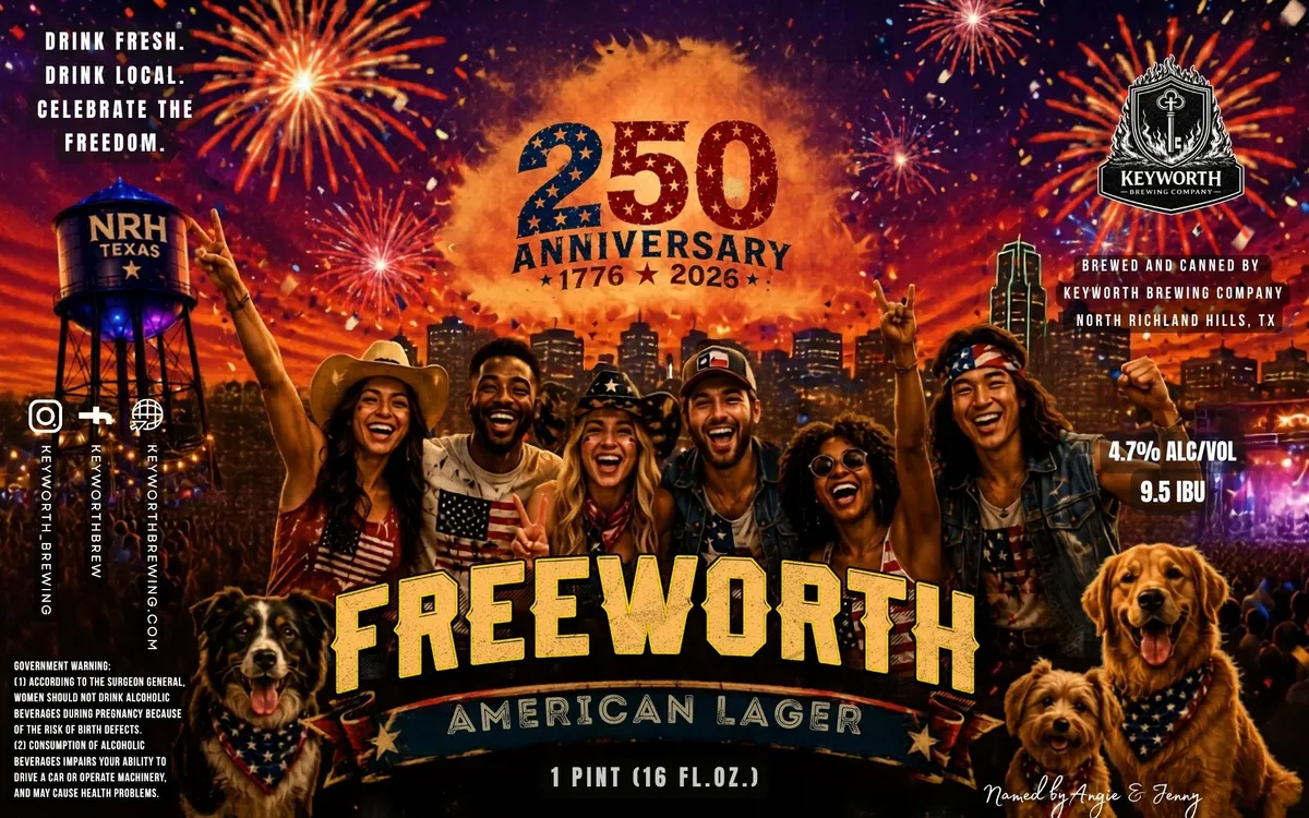 Freeworth label art — FREEWORTH
