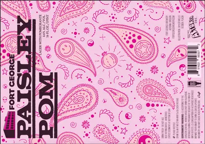 Paisley Pom label