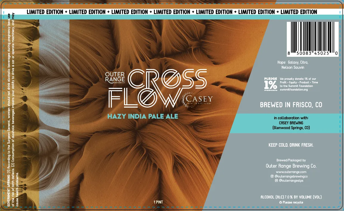 Cross Flow label art — CROSS FLOW