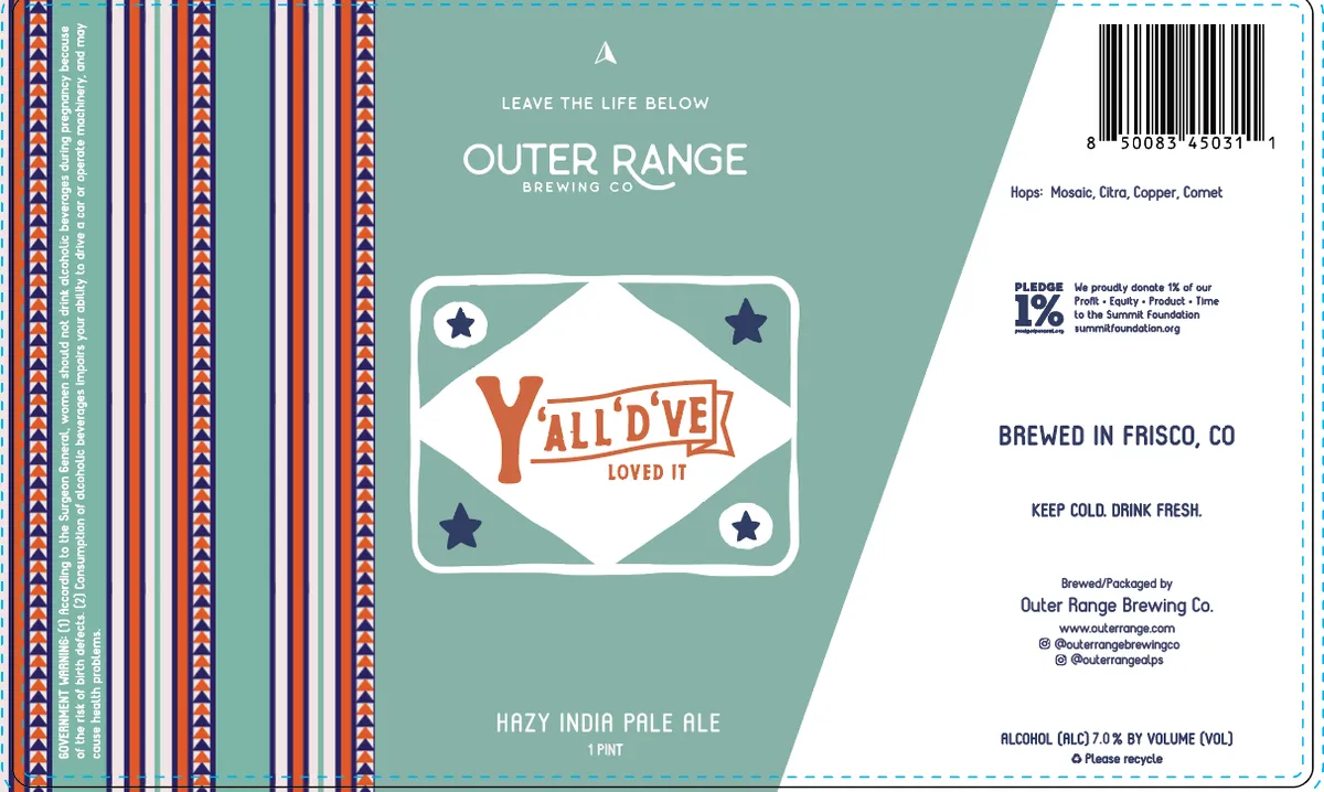 Y'All'd've Loved It — full label as filed with TTB