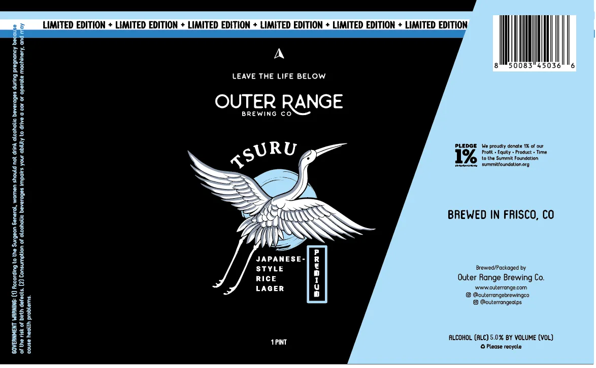 Tsuru label art — TSURU