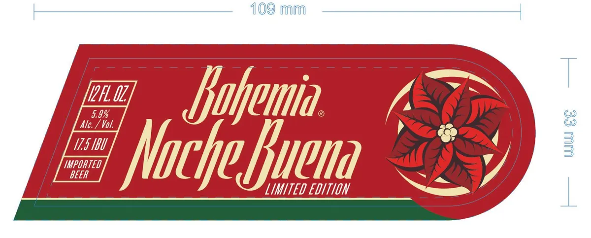 Noche Buena label art — BOHEMIA