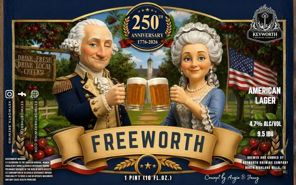 Freeworth label art — FREEWORTH